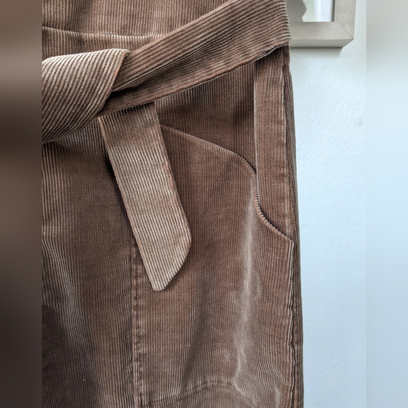 Vintage Brown Cord Jumpsuit - Picture 5 of 6